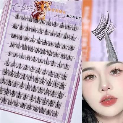 Miaojie No-Glue False Eyelashes for Easy Application - Smarsty