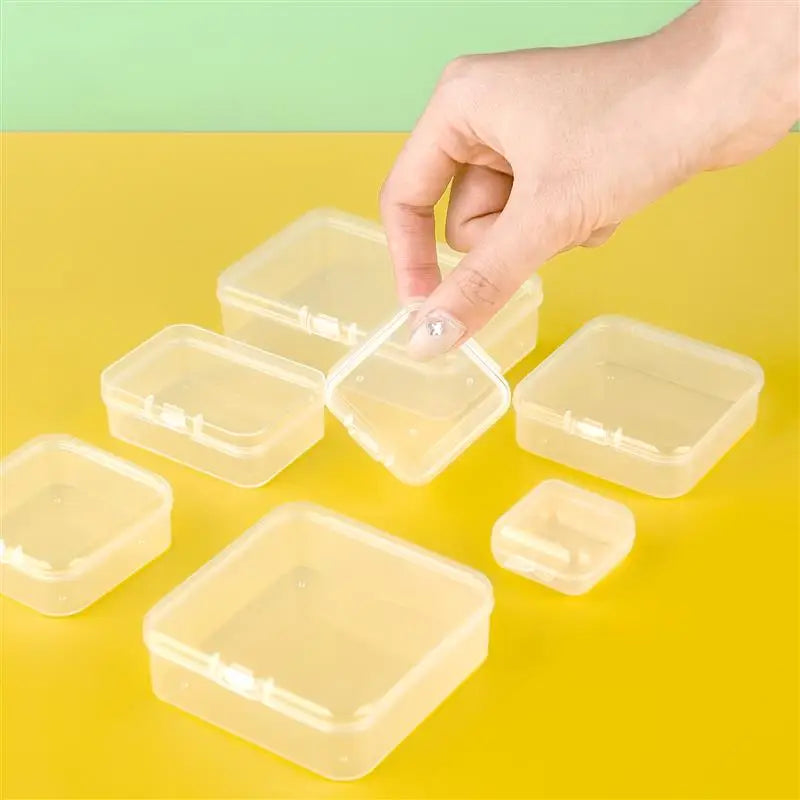 Translucent Plastic Jewelry Storage Box Set - Smarsty