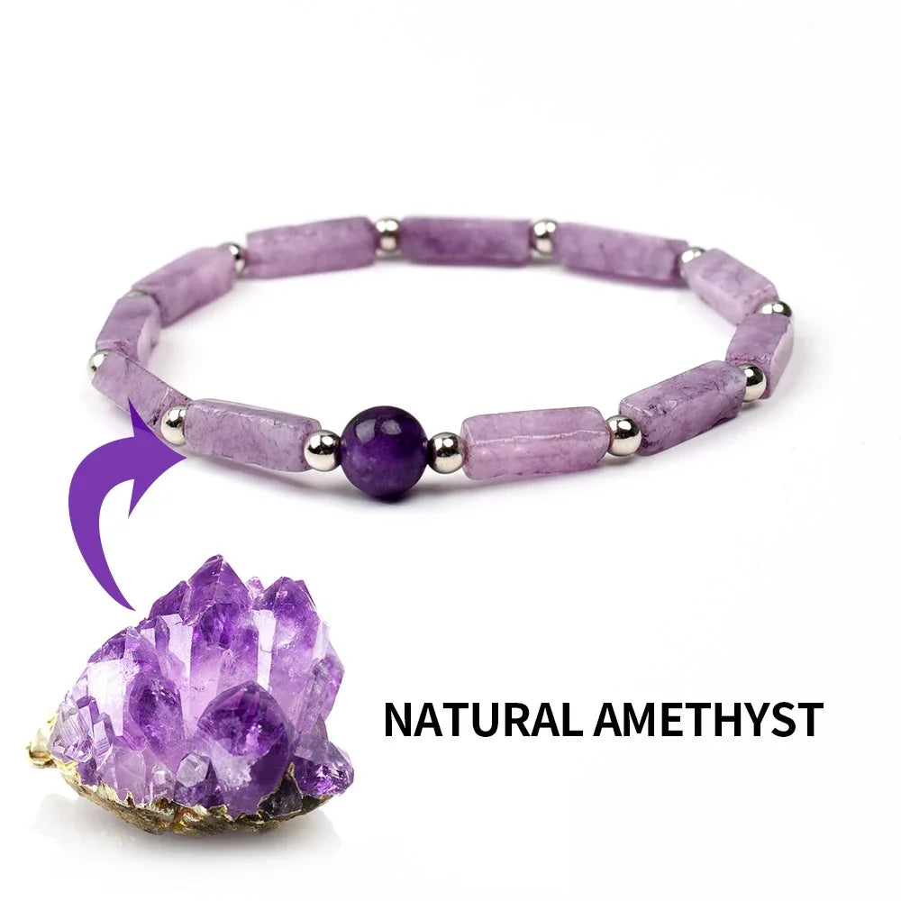 Natural Amethyst Slimming Bracelet for Weight Loss - Smarsty