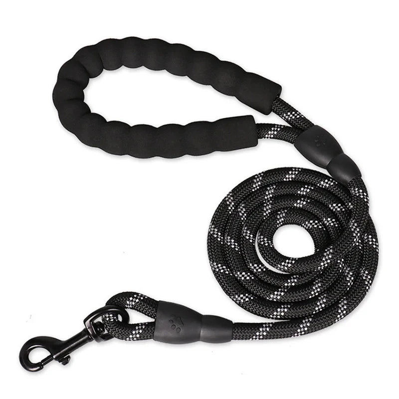 Reflective Dog Leash With Padded Handle For Safety - Smarsty