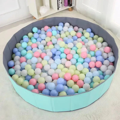100PCS Outdoor Sport Ball Colorful Soft Water Swim Pool Ocean Wave Ball Baby Eco-Friendly Stress Air Ball Tent Toys for Children - Smarsty