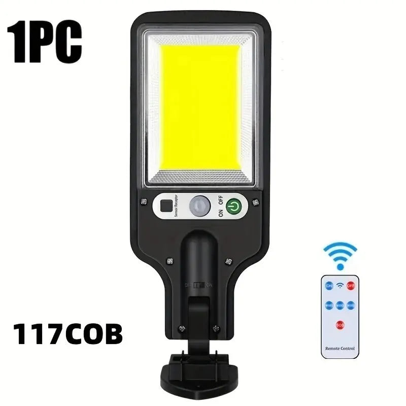 108 COB Solar Sensor Street Lamp with Remote Control - Smarsty