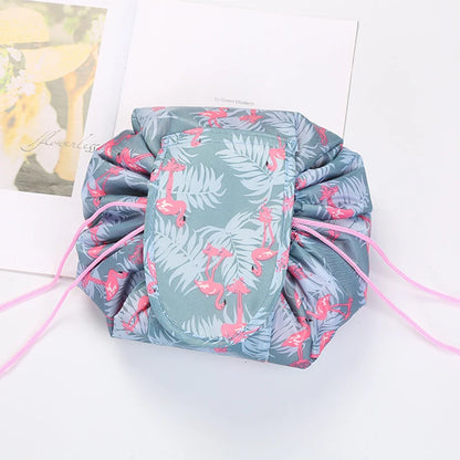 Waterproof Drawstring Cosmetic Bag Travel Makeup Organizer - Smarsty