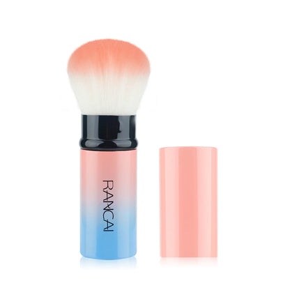 Retractable Makeup Brush with Aluminum Handle for Easy Application - Smarsty