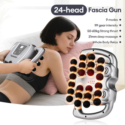 High-Frequency Vibration Body Massage Gun for Muscle Relief - Smarsty