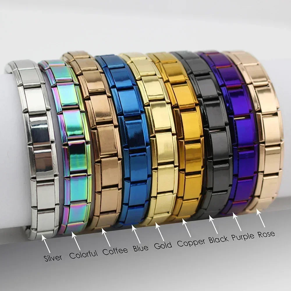Hapiship Women's Italian Stainless Steel Charm Bracelet - Smarsty