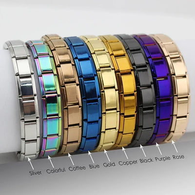 Hapiship Women's Italian Stainless Steel Charm Bracelet - Smarsty