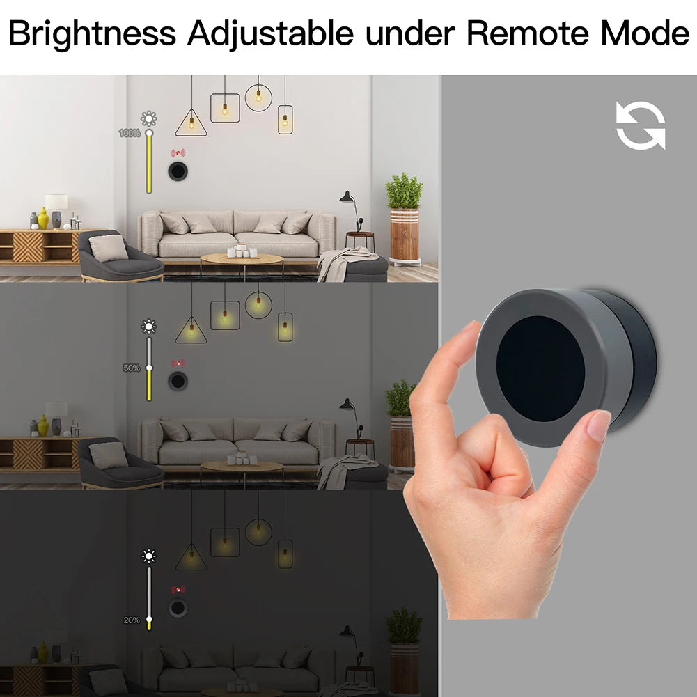 MOES ZigBee Smart Knob Switch Wireless Scene Controller - Smarsty