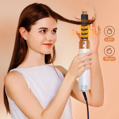 5 in 1 Low Noise Hair Styler with Hot Air Brushes - Smarsty