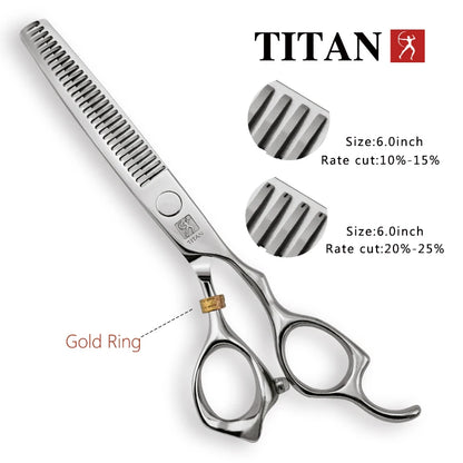 Titan 3D Professional Hair Cutting Scissors 6 Inch - Smarsty