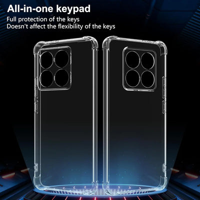 Smarsty Shockproof Transparent TPU Case For Phones Pro Plus -