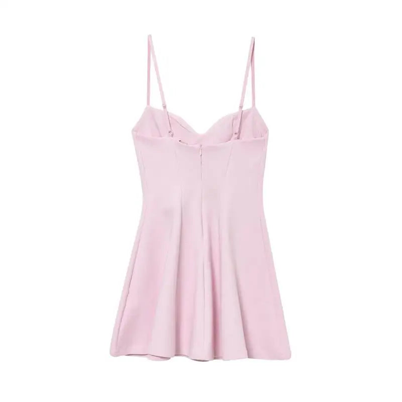 Dresses Summer Women's 2025 New Chic Slim Tube Top Elegant Mini Camisole Women's Dress Street Fashion Youth Holiday Dress - Smarsty