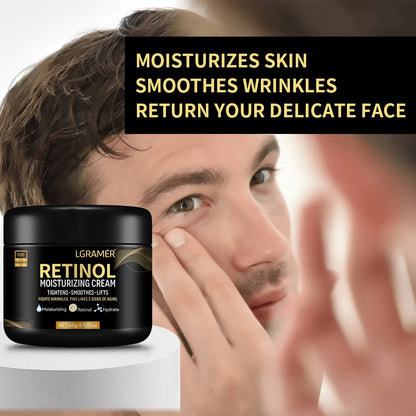 Men's Retinol Face Moisturizer for Anti-Aging and Pore Shrinking - Smarsty