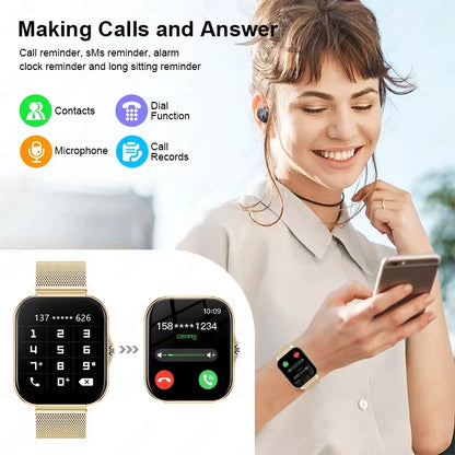 Smart Watch with HD Display and Fitness Tracking - Smarsty