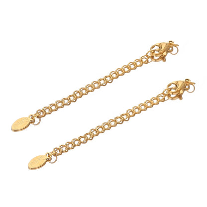Stainless Steel Extension Chain With Secure Lobster Clasps - Smarsty