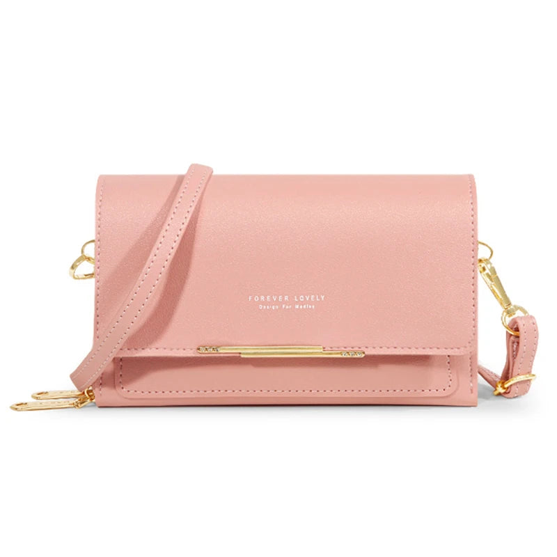 Women's Wallet Korean Handbag Multi Card Large Capacity Casual Shoulder Bag Mobile Phone Packet Fashion New Style - Smarsty