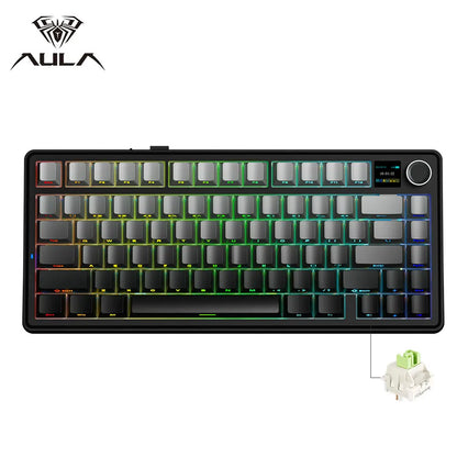 75 Percent Mechanical Keyboard RGB With TFT Screen