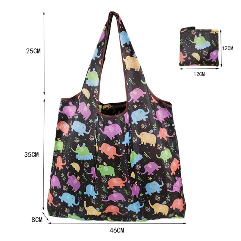 Foldable Shopping Bags Large Capacity Travel Essential - Smarsty