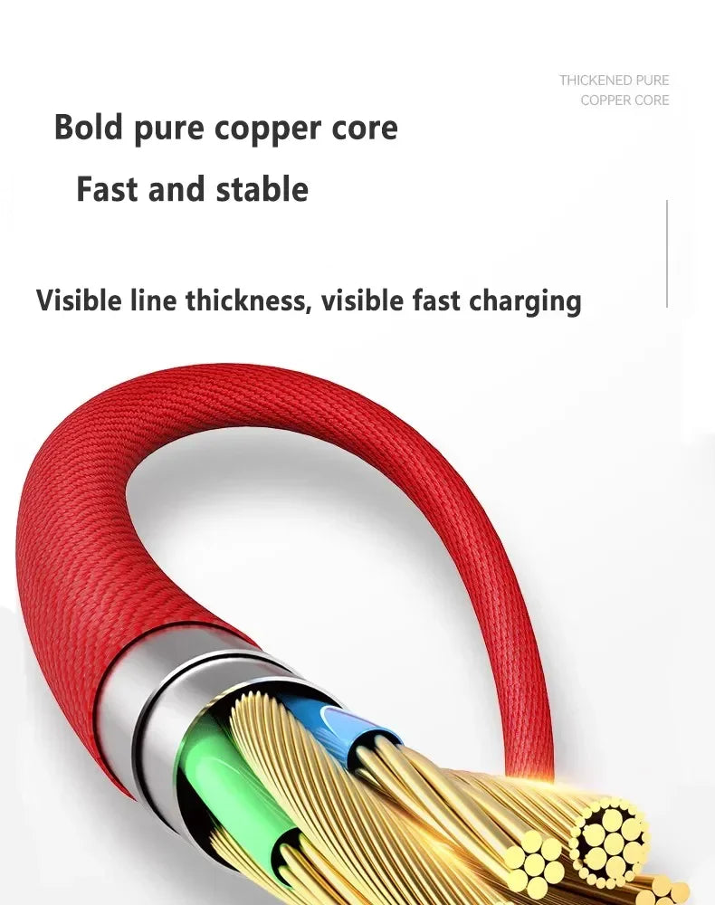90 Degree USB Cable For iPhone 14 13 12 11 Pro Max X XR 6s 7 8 Plus 2m 3m Lead Mobile Phone Fast Charging Cord Data Charger Wire - Smarsty