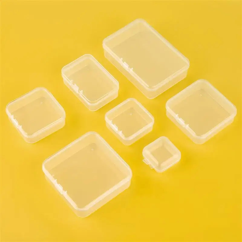 Translucent Plastic Jewelry Storage Box Set - Smarsty