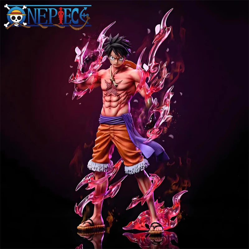 One Piece Luffy Anime Figure Toys Monkey D Luffy Flowing Cherry PVC Action Figurine Collection Model Dolls Birthday Gifts Kids by Smarsty