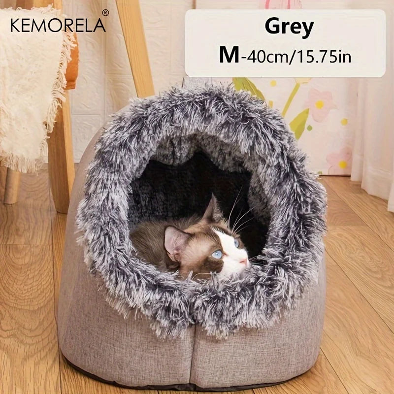 KEMORELA Portable Cat Bed With Warm Thick Design - Smarsty