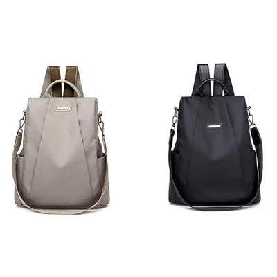 New Women's Multifunction Backpack Casual Solid Color School Bag  For Girls Fashion Detachable Strap Travel Shoulder Bag - Smarsty