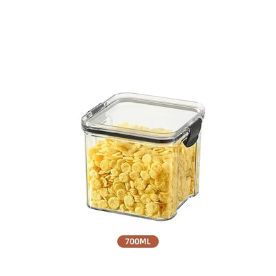 460-1800ml Sets Kitchen Stackable Sealed Jar Plastic Food Storage Box Multigrain Tank Bottle Dried Fruit Tea Storage Containers by Smarsty