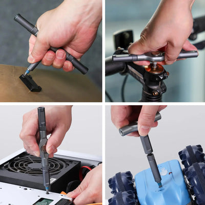 VMAN 24in1 Multifunction Ratchet Screwdriver Set Multi Magnetic Bits Mini Repair Tool Kit Household Tool For PC & Desk Etc. - Smarsty