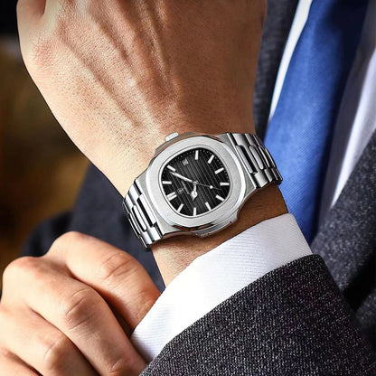 Luxury Waterproof Quartz Men Watch with Luminous Dial - Smarsty