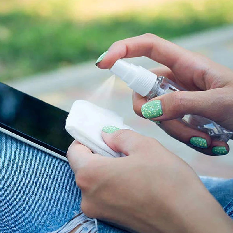 Clear Refillable Plastic Spray Bottles Set for Travel - Smarsty
