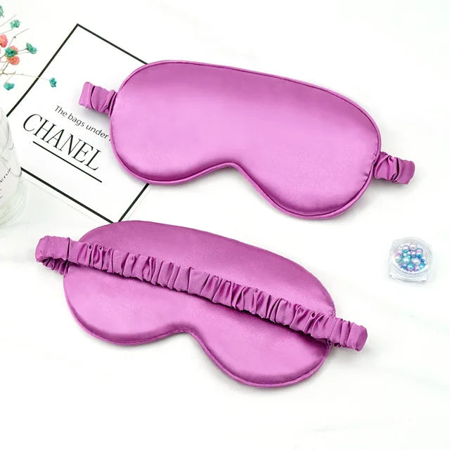 Imitated Silk Sleep Eye Mask for Relaxation and Comfort - Smarsty