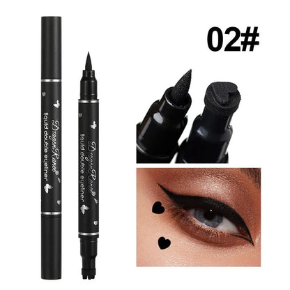 Dragon Ranee Waterproof Double Head Eyeliner for Easy Application - Smarsty
