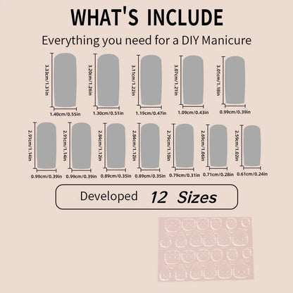 24PCS French Water Pipe Nail Art Kits - Smarsty