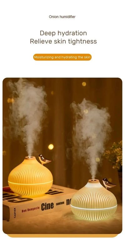 Onion Shape Humidifier with Night Light for Quiet Sleep - Smarsty