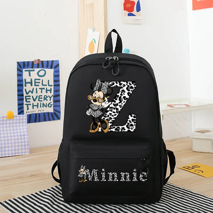 Cartoon Kids Backpack Breathable Canvas School Bag Durable - Smarsty