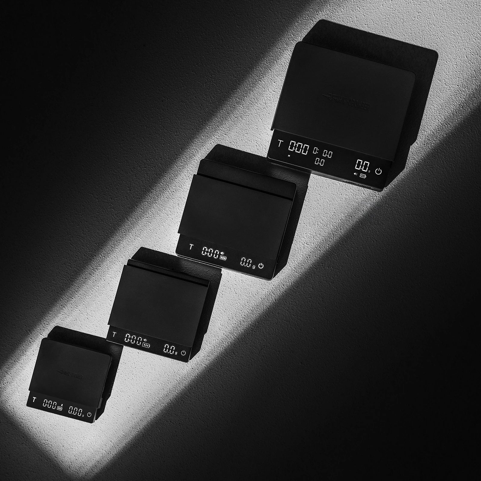 MHW-3BOMBER Cube Coffee Scale 3.0 Pro Max Digital Kitchen Coffee Scale High Precision Flow Rate Big Battery Coffee Accessories