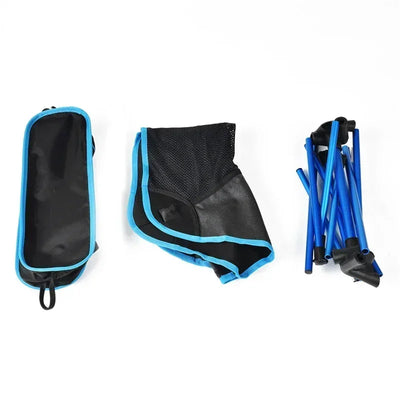 Outdoor Portable Folding Chair Beach Chairs for BBQ Travel Beach Hiking Picnic Seat Easy to Carry Convenient by Smarsty
