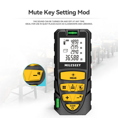 MILESEEY Laser Tape Measure with Multi Measurement Functions - Smarsty