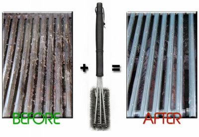 Stainless Steel BBQ Grill Brush for Easy Cleaning - Smarsty