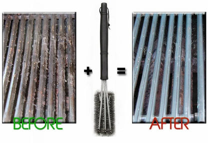 Stainless Steel BBQ Grill Brush for Easy Cleaning - Smarsty