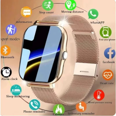 Smart Watch with HD Display and Fitness Tracking - Smarsty