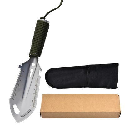 Portable Camping Hiking Traveling Pinic Shovel Multifunctional Ordnance Shovel Survival Outdoor Equipment Garden Tool Shovel by Smarsty