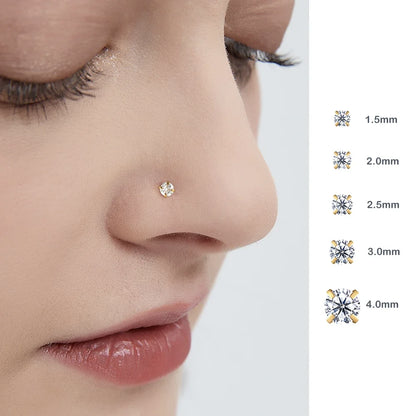 Stainless Steel Cartilage Piercing Studs Gold Tiny Earrings - Smarsty