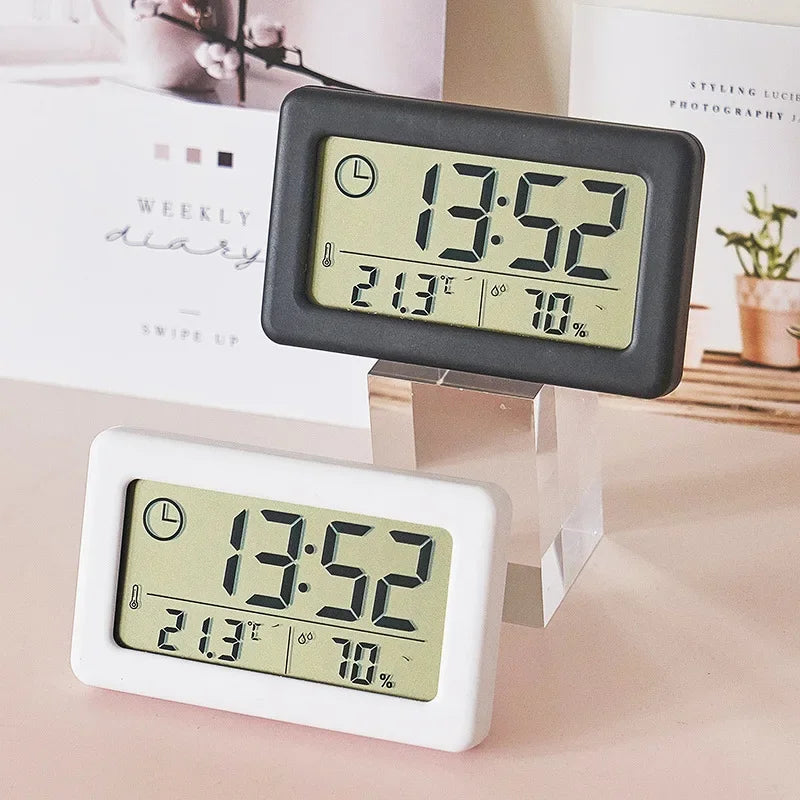 Mini Digital Clock with Temperature and Humidity Display - Smarsty