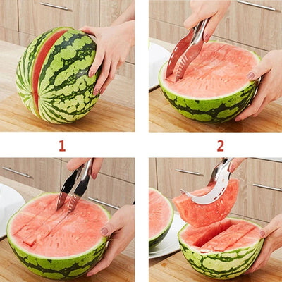 Stainless Steel Windmill Watermelon Cutter Artifact Salad Fruit Slicer Cutter Tool Watermelon Digger Kitchen Accessories Gadgets by Smarsty