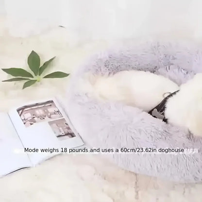 Comfortable Plush Pet Bed for Cats and Dogs - Smarsty