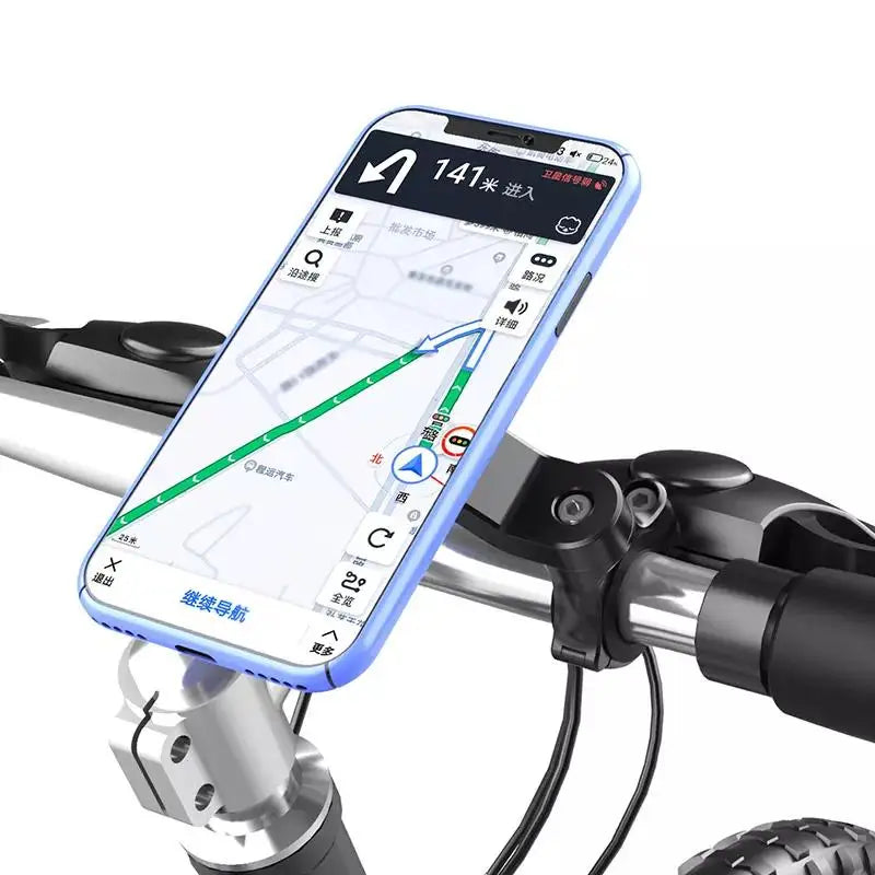 Handlebar Phone Mount With Shock Absorption Quick Lock - Smarsty