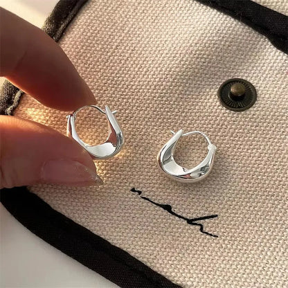 925 Sterling Silver Hoop Earrings For Women Versatile - Smarsty