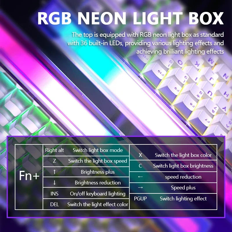 Mechanical Keyboard With RGB For Fast Gaming Performance